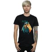 T-shirt Dc Comics Aquaman Tropical Icon