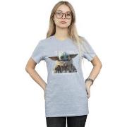 T-shirt Disney The Mandalorian Keep Looking Cute