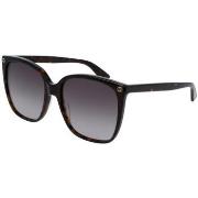 Lunettes de soleil Gucci GG0022S Lunettes de soleil, Havana, 57 mm