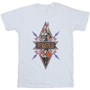 T-shirt Marvel Wakanda Forever Tribal Spear Chest