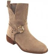 Chaussures Bienve a3016 bottine beige pour femme