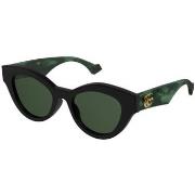 Lunettes de soleil Gucci GG0957S Lunettes de soleil, Noir/Vert, 51 mm