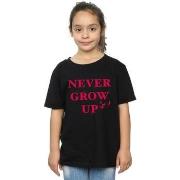 T-shirt enfant Disney Never Grow Up