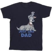 T-shirt Disney Lady And The Tramp Just Like Dad