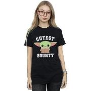 T-shirt Disney The Mandalorian Cutest Bounty