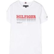 T-shirt enfant Tommy Hilfiger KB0KB08812 - FADE TEE-YBR WHITE