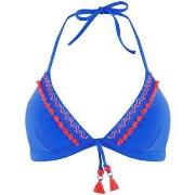 Maillots de bain Brigitte Bardot Haut de maillot triangle bleu roi Mam...