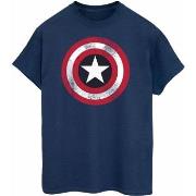 T-shirt Marvel Captain America Distressed Shield
