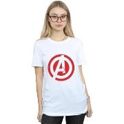 T-shirt Marvel Avenegers Assemble Solid A Logo