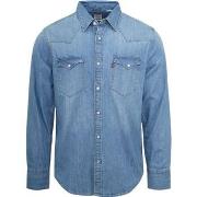 Chemise Levis Chemise Barstow Western Bleu