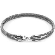 Bracelets Anchor &amp; Crew Bracelet Canterbury Argent Et Corde