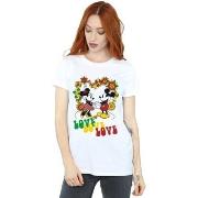 T-shirt Disney Hippie Love