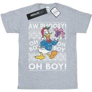T-shirt Disney Donald Duck Christmas Fair Isle