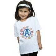 T-shirt enfant Marvel Avengers Endgame Painted Icons