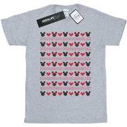 T-shirt Disney Mickey And Minnie Christmas Hearts