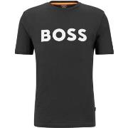 T-shirt BOSS T-shirt Thinking Noir