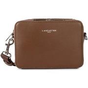 Sac LANCASTER Sacoche Double Zip S Paris Homme 312-21 Marron