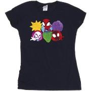 T-shirt Marvel Spidey And His Amazing Friends Faces