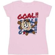 T-shirt Dessins Animés Taz Goal Goal Goal