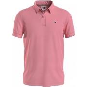 T-shirt Tommy Jeans Polo Ref 62628 TIC Rose