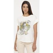 T-shirt Lee Cooper T-shirt ALAMY Ivory