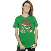 T-shirt Disney Mickey Mouse And FriendsWinter Wishes