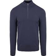 Sweat-shirt Profuomo Pullover Half Zip Luxury Marine