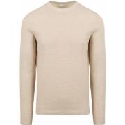 Sweat-shirt Profuomo Pullover Textured Ecru