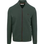 Sweat-shirt No Excess Cardigan Vert Foncé