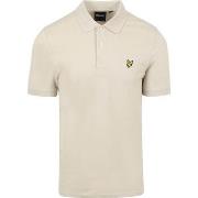 T-shirt Lyle And Scott Polo Ecru Plain