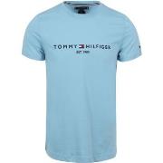 T-shirt Tommy Hilfiger T-shirt Logo Sleepy Blue