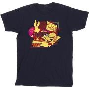 T-shirt Dessins Animés Wile E Coyote Bugs Rabbit New Year