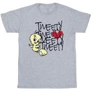 T-shirt Dessins Animés Tweety Love Heart