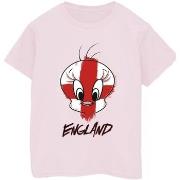 T-shirt Dessins Animés Tweety England Face