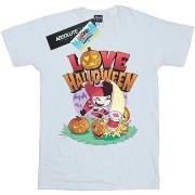 T-shirt Dc Comics Super Friends Harley Quinn Love Halloween