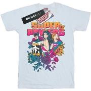 T-shirt Dc Comics Super Powers Neon Floral