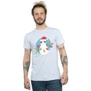 T-shirt Disney The Last Jedi Porg Christmas Lights