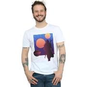 T-shirt Disney The Mandalorian Duo Sunset