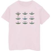 T-shirt Disney Mandalorian Grogu Mood