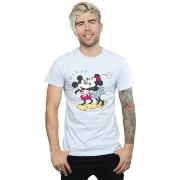 T-shirt Disney Mickey And Minnie Mouse Kiss