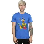 T-shirt Disney Pluto Christmas Reindeer