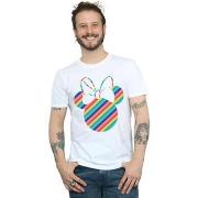 T-shirt Disney Minnie Mouse Rainbow Face