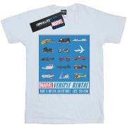 T-shirt Marvel Vehicle Rentals