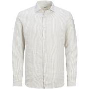 Chemise Jack &amp; Jones 12251673 PARKER LINEN-TRAVERINE