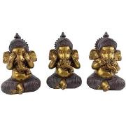 Statuettes et figurines Signes Grimalt Figure Ganesha 3 Unités