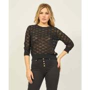 Pull Yes Zee Pull col rond femme en viscose mélangée