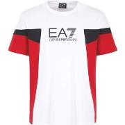 T-shirt Ea7 Emporio Armani T-shirt EA7 Hommes 3DPT10 PJ02Z Blanc