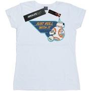 T-shirt Star Wars: The Rise Of Skywalker D-O BB-8 Just Roll With It