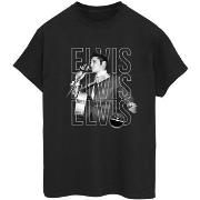 T-shirt Elvis Triple Logo Portrait