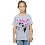 T-shirt enfant Disney Cruella De Vil Collared